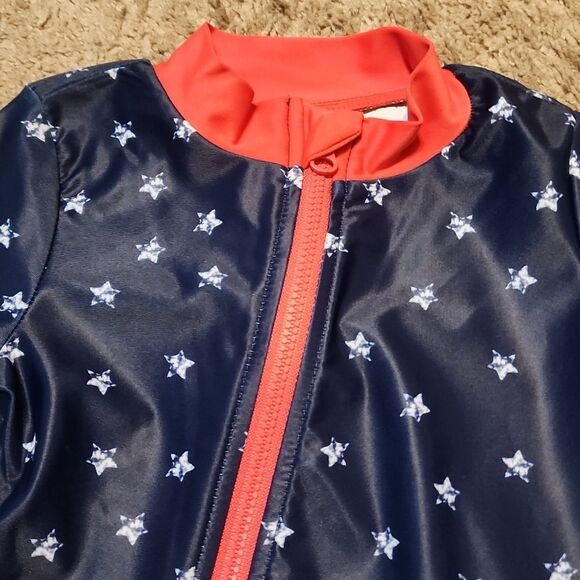 Carter's Child of Mine Baby  1pc Rash Guard Swimsuit, Size 12m - Picture 2 of 3